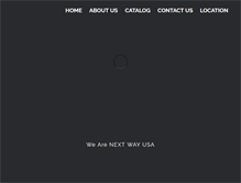 Tablet Screenshot of nextwayusa.com
